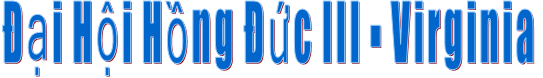 Đại Hội Hồng Đức III - Virginia
